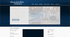 Desktop Screenshot of bluegardenflowers.com